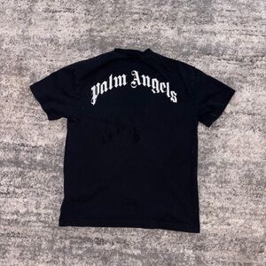 Palm Angels Black Short Sleeve Tee